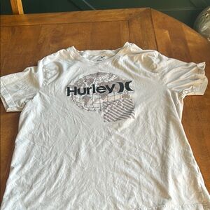 Hurley Men's White Graphic T-Shirt